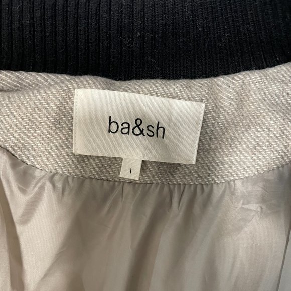 BA&SH Lady Coat Grey (size 1) - Picture 6 of 10